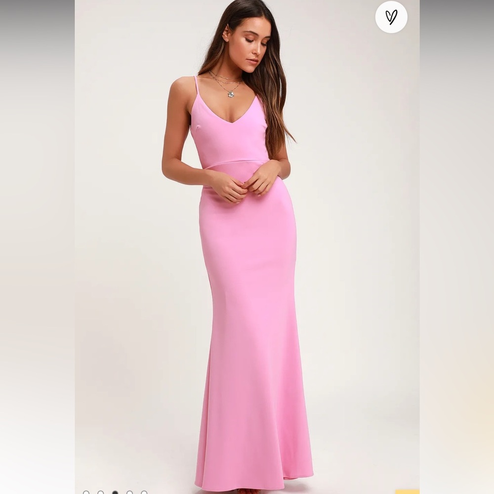 Beautiful pink maxi dress- NWT
